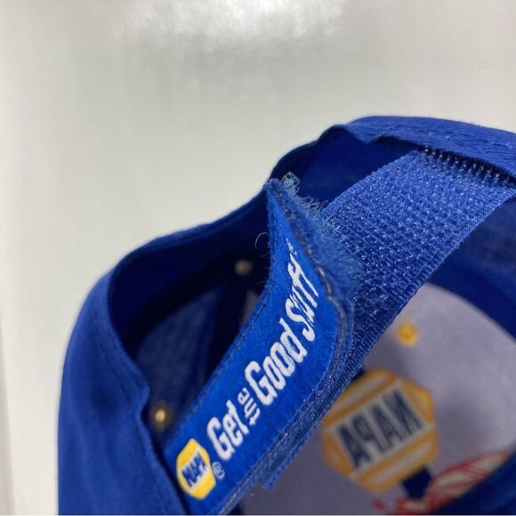 NAPA Auto Parts Racing Baseball Blue Hat Bill Davis Michael Waltrip  NASCAR - Picture 7 of 9